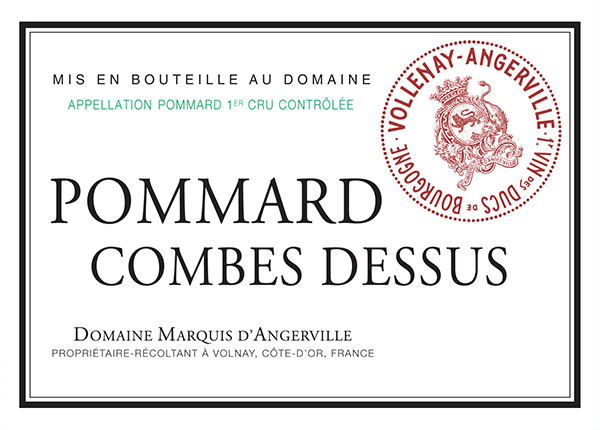 Domaine Marquis d’Angerville – Pommard Combes Dessus